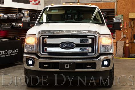 Diode Dynamics Ss3 Led Fog Light Kit 2011 2016 Ford F250f350 Super D Square1 Offroad