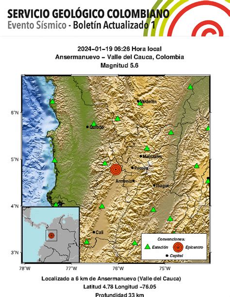 Tremor Of Magnitude Shakes Several Cities In Colombia According To