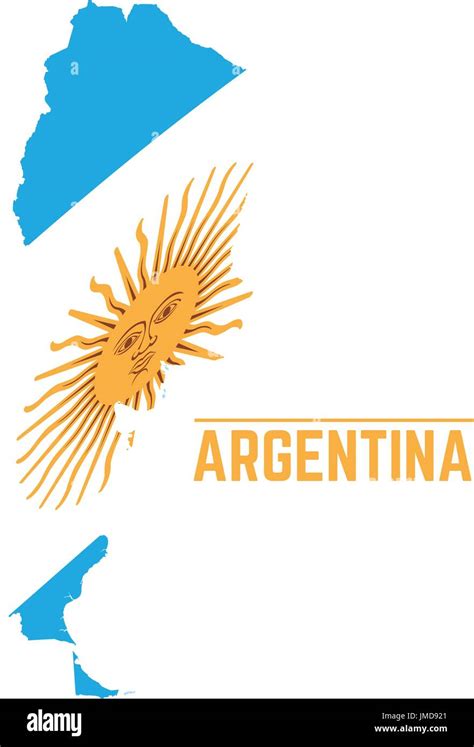 Flag and map of Argentina Stock Vector Image & Art - Alamy