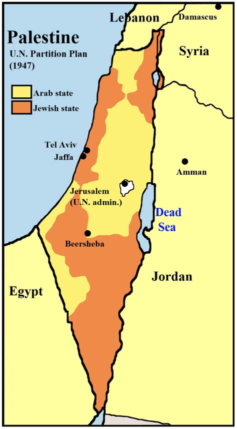 History The Un Partition Plan 1947 — Palestinehome