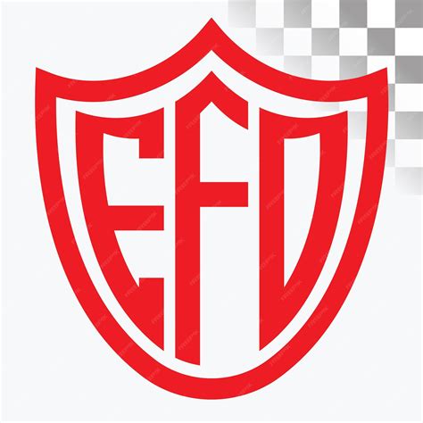 premium vector efd letter logo design