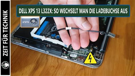 Dell Xps L X Wie Wechselt Man Eine Defekte Ladebuchse Youtube