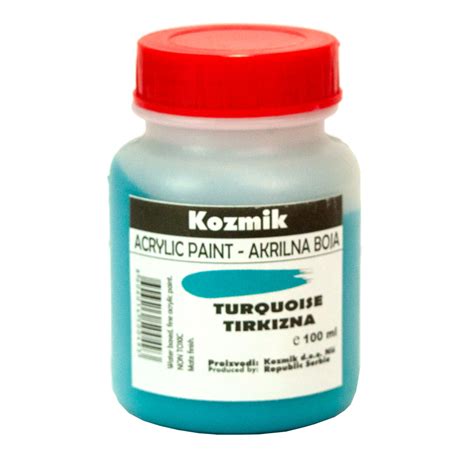 BOJA AKRILNA TIRKIZ 100ml KOZMIK | Univerzal