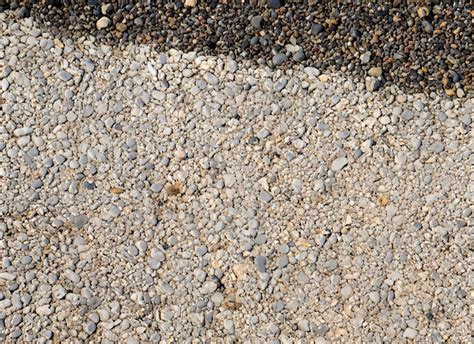 Premium Photo | The textured gravel path