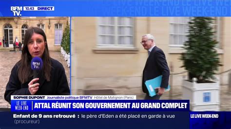 Gabriel Attal réunit son gouvernement au complet pour la première fois