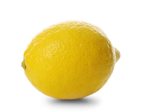 Premium Photo Fresh Lemon Isolated On White