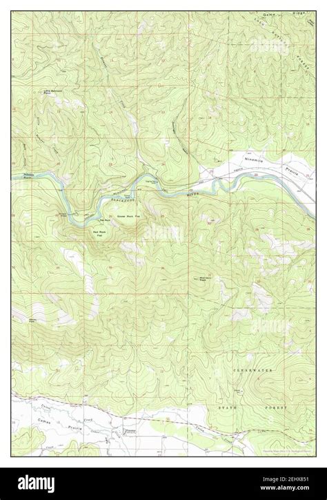 Map Of Potomac Montana Hi Res Stock Photography And Images Alamy