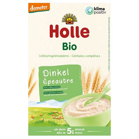 Holle Bio Vollkorngetreidebrei Dinkel Ab Dem Monat G Redcare