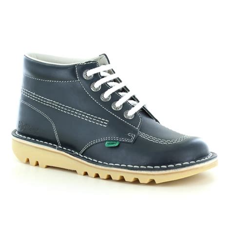 Kickers Kick Hi Classic 5 Eyelet Unisex Boots Navy