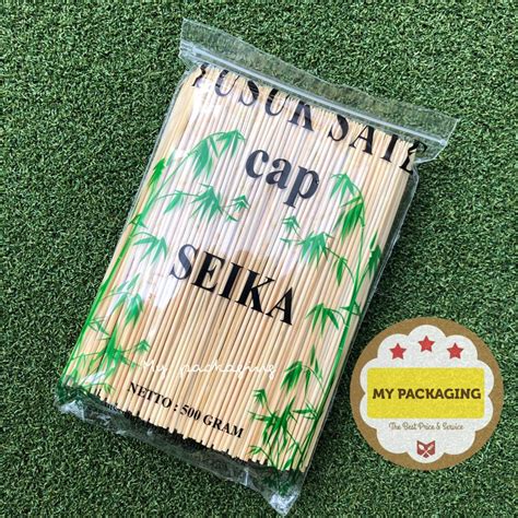 Jual Tusuk Sate Isi 500gr Pack Atau 600pcs Shopee Indonesia