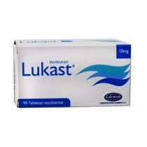 LUKAST 10 MG 90 TABLETAS A MONTELUKAST