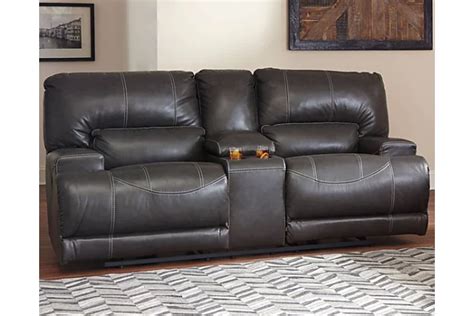 Ashley Furniture Black Leather Sofa And Loveseat - Furniture Walls