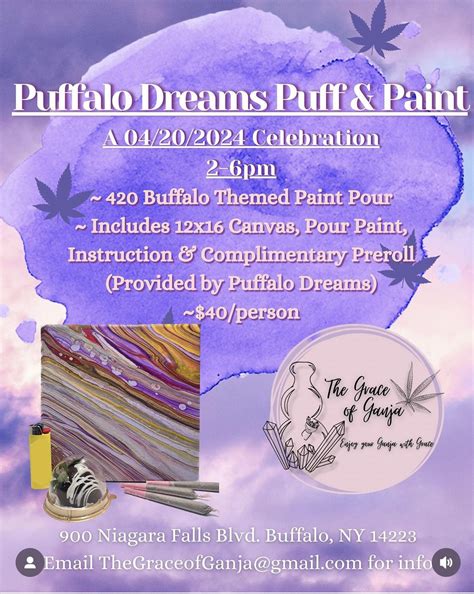 4/20 activities - Puff & Paint event: : r/BuffaloCannabis