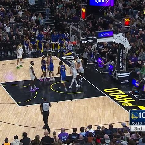 Nba Klay Thompson Scorches Off The Bench Pts Vs Jazz