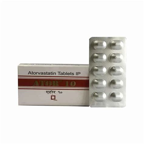 Atorvastatin 10 Mg Tablets At Rs 118 Box In Bengaluru ID 2853488794597