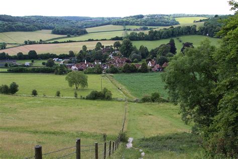 Turville, from Cobstone Hill (Vicar of Dibley village) - Beautiful England Photos