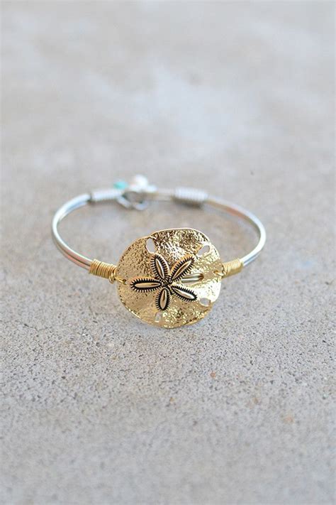 Sand Dollar Bangle Bracelet Bangle Bracelets Bangles Sand Dollar