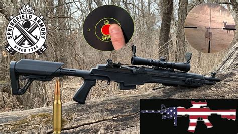 M1a Socom At 500 Yards With Scout Scope Review Youtube