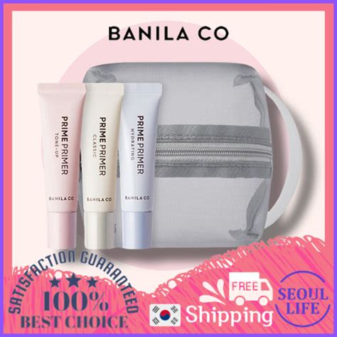 Banila Co Prime Primer Set + Pouch Gift ( Classic 10ml + Tone Up10ml ...