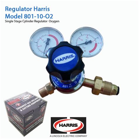 Jual Jual Regulator Gas Oksigen Merk Harris Type 801 10 O2 Kota