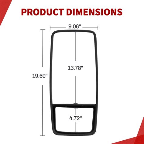 Yitamotor Espejo Para Puerta Lateral Del Conductor Izquierdo Compatible