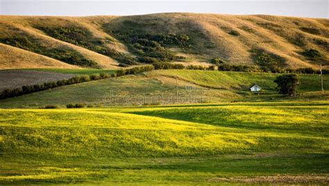 Prairie Scene Saskatchewan Stock Photo Image Of Cloudscape 101889730