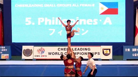 Day 2 Team Philippines A Small Groups All Female Cheerleading World