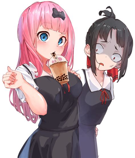 Shinomiya Kaguya And Fujiwara Chika Kaguya Sama Wa Kokurasetai Tensai