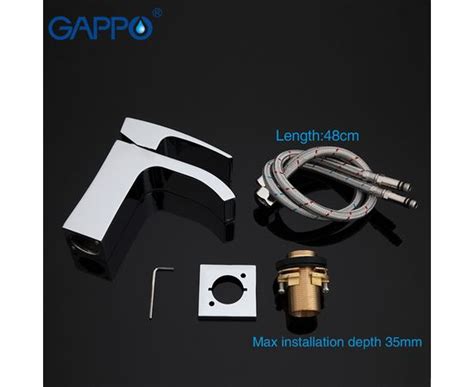 G1007-1 GAPPO Смеситель для раковины, латунь/хром — купить в интернет ...