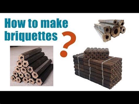 How To Make Briquettes Take A Look At Sawdust Pini Kay Briquettes