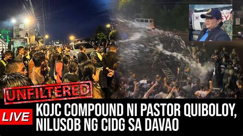 LIVE BREAKING NEWS KOJC Compound Ni Pastor Quiboloy Nilusob Ng