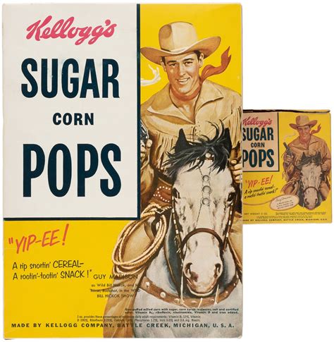 Hake S Wild Bill Hickok Kellogg S Sugar Corn Pop Store Display Box