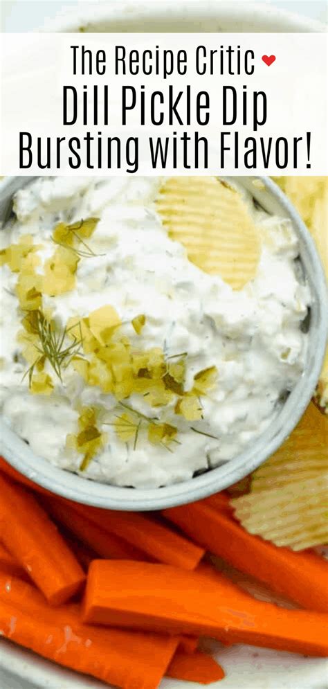 Quick And Easy Dill Pickle Dip Recipe The Recipe Critic