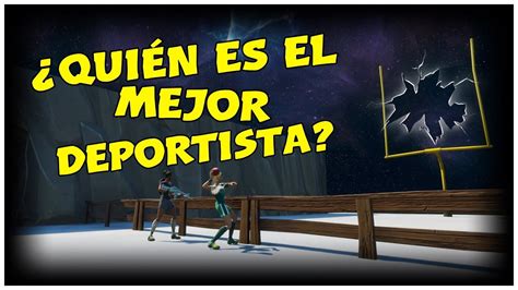 Qui N Es El Mejor Deportista Minijuego Fortnite Youtube