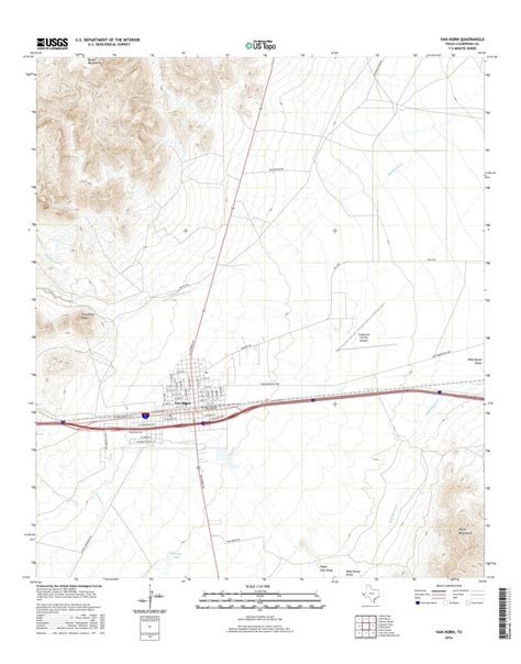 Van Horn Texas Map - Printable Maps