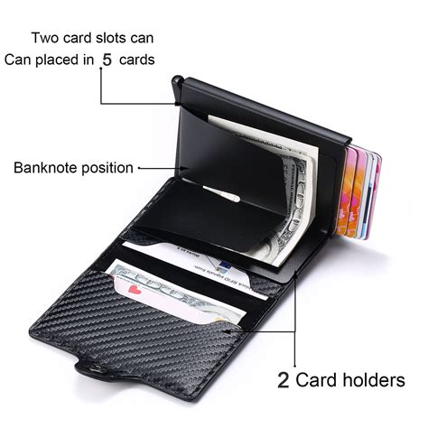 Porte Cartes Rfid Protection En Cuir Pu Accessoire Homme Et Femme