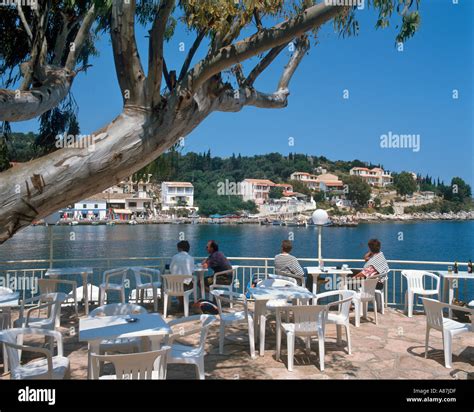 Seafront Taverna Kassiopi Corfu Kerkyra Ionian Islands Greece