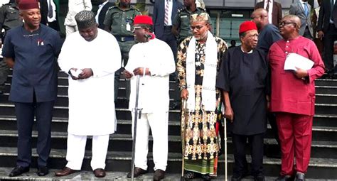 South East Governors Meets With Nnamdi Kanu