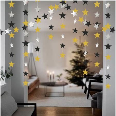 Jual Tirai Kertas Bintang Garland Star Dekorasi Ruang Decoration Tirai