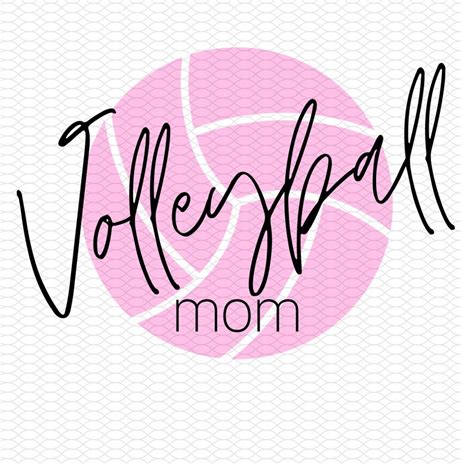 Volleyball Svg Volleyball Mom Svg Volleyball Ts Layered Etsy