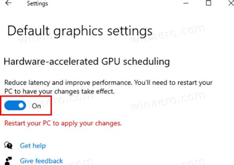 Turn On Or Off Hardware Accelerated Gpu Scheduling In Windows 10