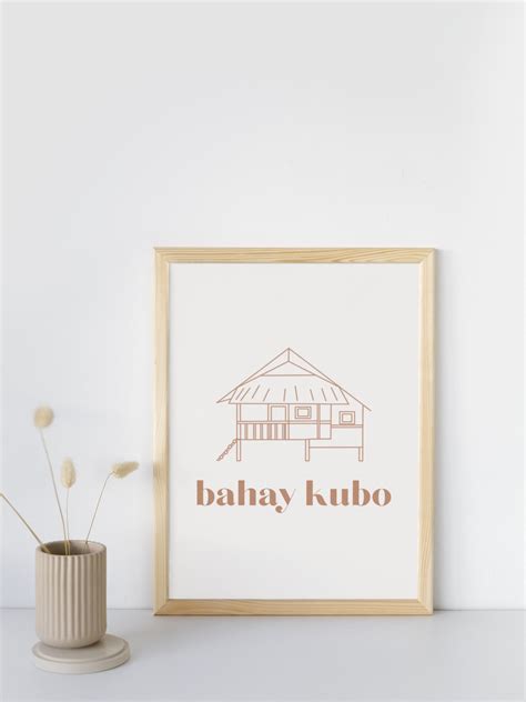 Bahay Kubo Digital Art Printable Art Poster - Etsy