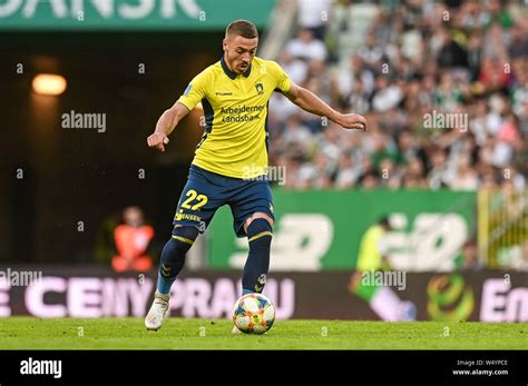 Josip Radosevic From Brondby IF Seen In Action During The UEFA Europa