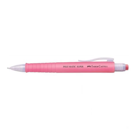 Lapiseira Poly Matic Super Mm Rosa Faber Castell Submarino