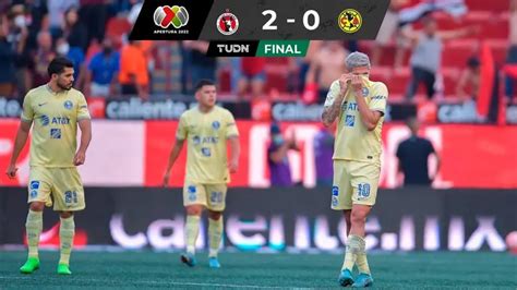 Xolos Am Rica Liga Mx Fecha Jugadas Goles Y Resumen Tudn Liga