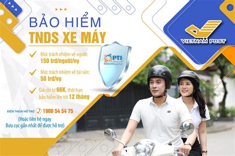 Bảo hiểm xe máy An tâm dạo phố Bảo hiểm Bưu Điện PTI