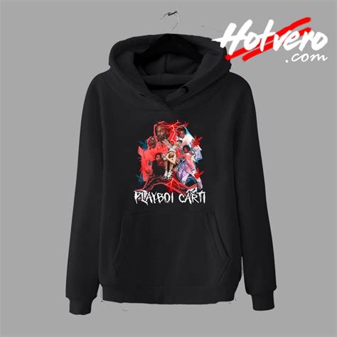 Playboi Carti Merch Artwork Hoodie - Hotvero.com