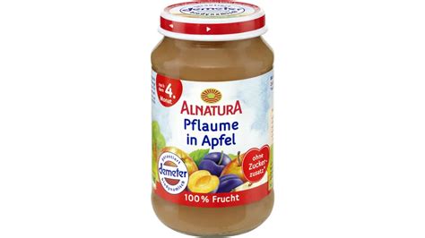 Alnatura Bio Pflaume In Apfel Babygl Schen Online Bestellen M Ller