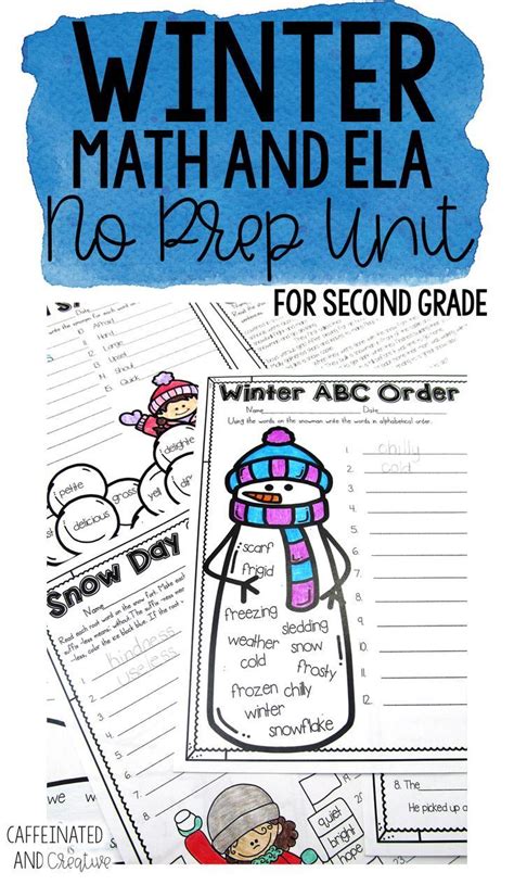 Winter Activities Fun No Prep Worksheets Math And Ela Printables Plus Digital Elementary School