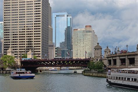 Dusable Bridge Dusable Bridge Chicago River Chicago Ill